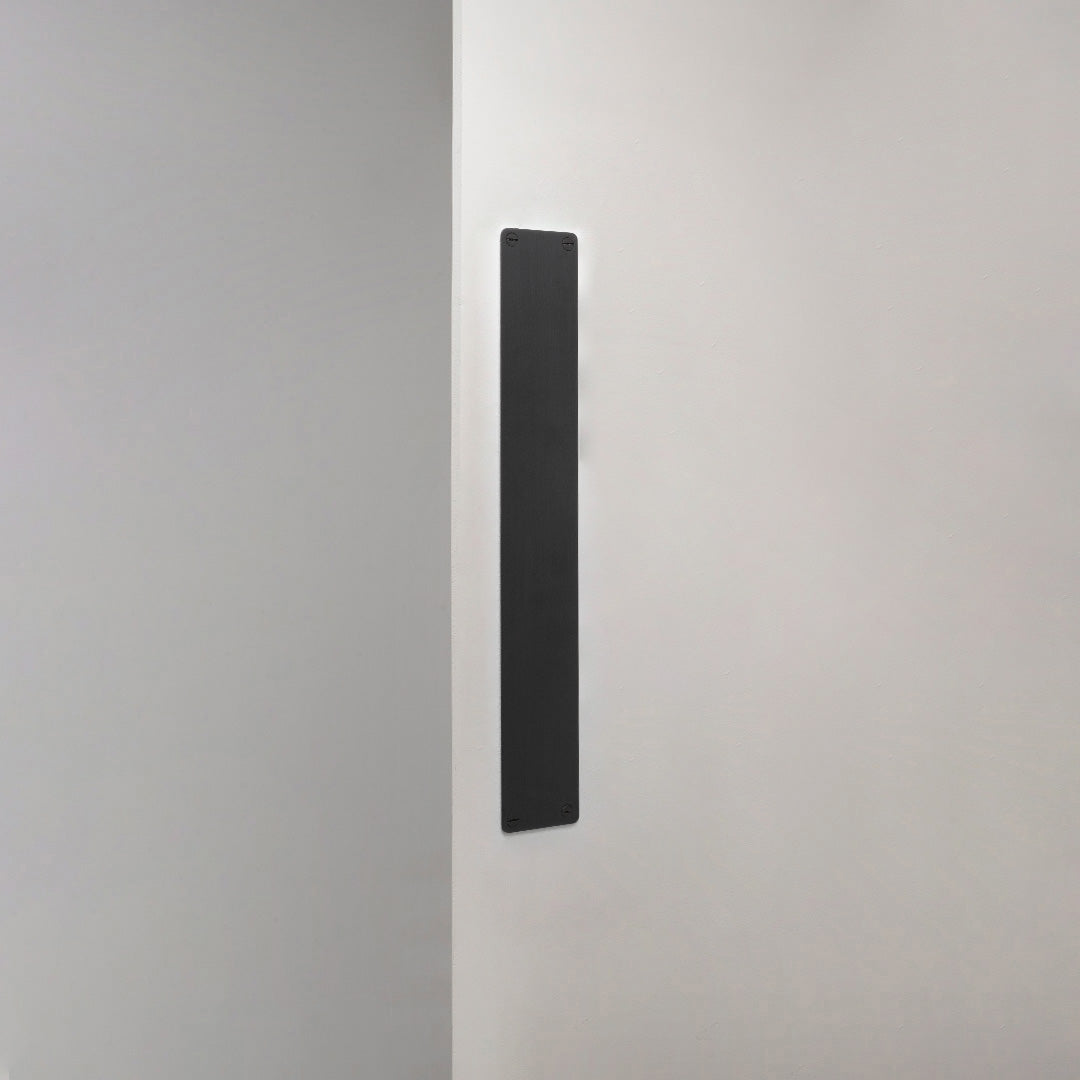 Harper Push Plate 400mm - Bronze