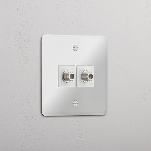 Single 2x Satellite Module - Clear White