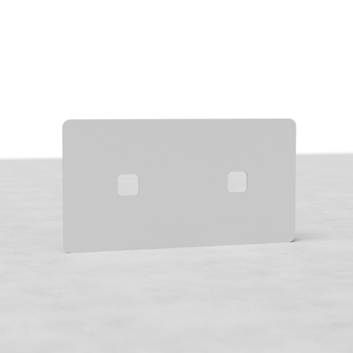 Kew Double 2x Switch Plate - Paintable