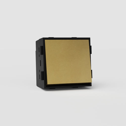 Intermediate Rocker Switch - Antique Brass | Black