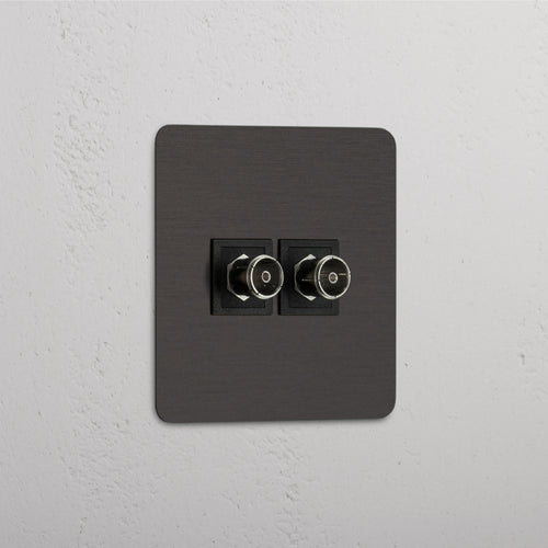 Single 2x TV Module - Bronze Black