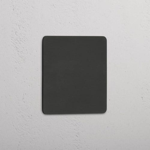 Kew Single Blank Plate - Bronze