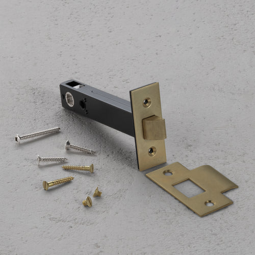 Tubular Latch 100mm – Antique Brass