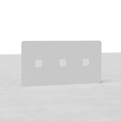 Kew Double 3x Switch Plate - Paintable