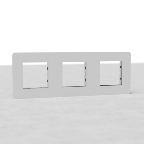 Kew Triple 45mm Module Plate - Paintable