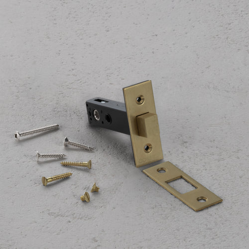 Tubular Lock 60mm – Antique Brass